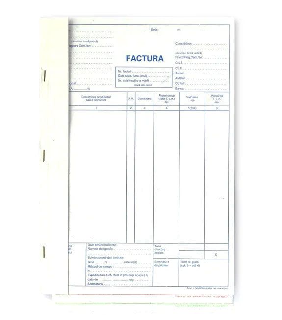 FACTURA A4 3 EXEMPLARE AUTOCOPIATIVA GOLD FACTURA A4 3 EXEMPLARE AUTOCOPIATIVA GOLD
